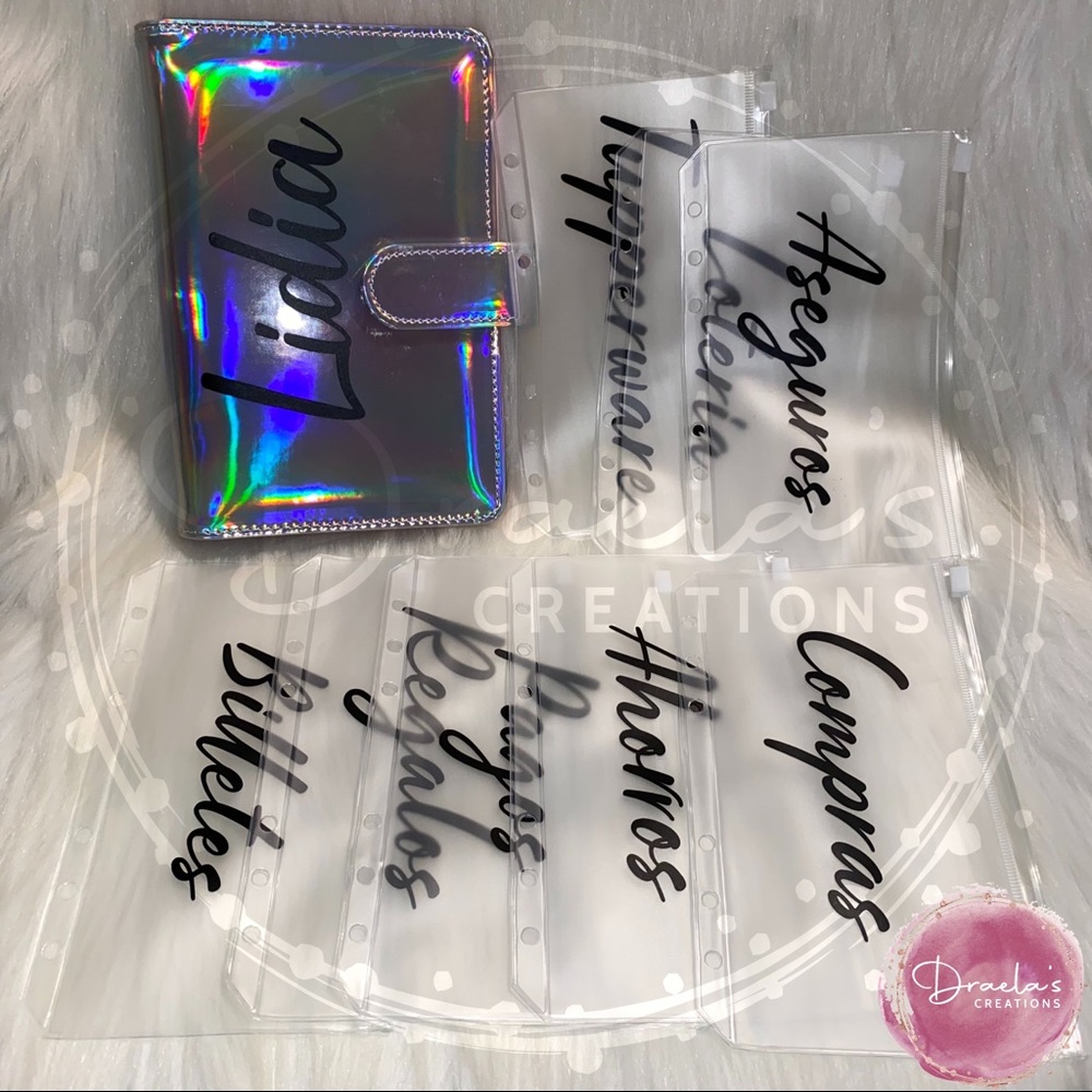 Holographic Cash Binder / Budget Book